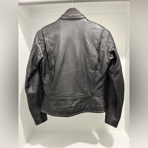 Harley Davidson black leather riding jacket women’s size extra small - Picture 5 of 14